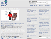Tablet Screenshot of myirishhealth.com